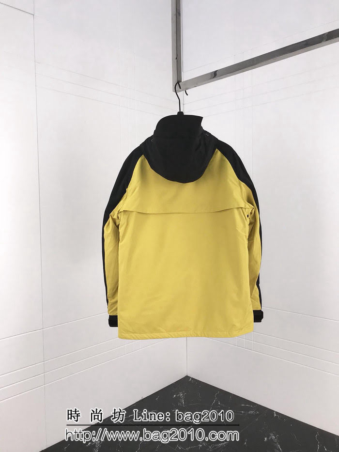 PRADA普拉達 2018ss冬季新品 官網同步 撞色連帽夾克 羽絨內膽 男款外套  ydi1898